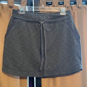 Athleta Charcoal Mini Skirt